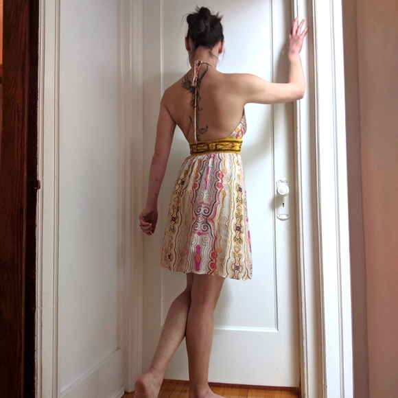 Host Pick💓Halter Dress with Beaded Waist - Picture 2 of 2